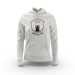 Eisbären Berlin - Frauen Logo Hoody - weiß - Gr: XS