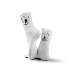 Eisbären Berlin - Tennis-Socken - weiß - Logo - 35-40