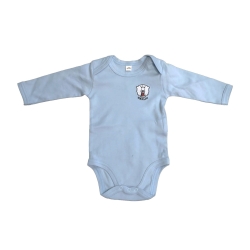 Eisbären Berlin - Langarm Baby Body - Hellblau - 6-12 Mon.