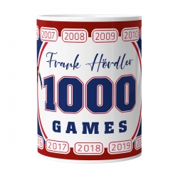 Frank HÖRDLER - 1000 Spiele - Tasse