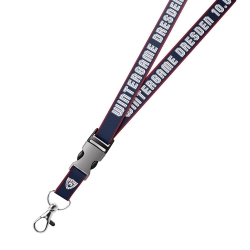 Winter Game 2026 - EBB - Deluxe Lanyard - weinrot-blau