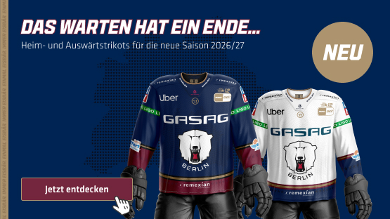 Eisbären Berlin - Heim- und Auswärtstrikots Saison 2026/27