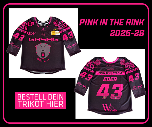 Eisbären Berlin - Pink in the Rink Trikot 2025