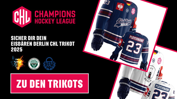 Eisbären Berlin CHL Trikots 2025