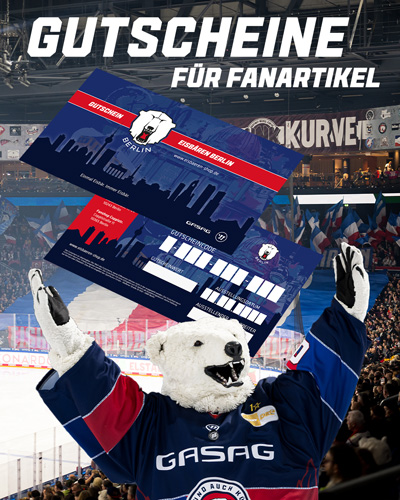 Eisbären Berlin Gutscheine für Fanartikel